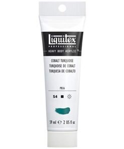 Liquitex 1045169 Professional Heavy Body Acrylic Paint, 2-oz Tube, Cobalt Turquoise