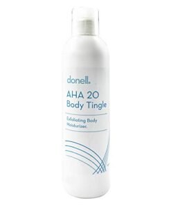 Donell AHA 20 Face and Body Care Exfoliating Body Moisturizer Body Tingle