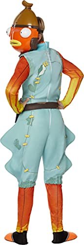 InSpirit Designs Licensed FortNite Fishstick Youth Costume Green - Image 2