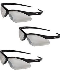Jackson Safety V30 25685 Nemesis Safety Glasses 3000357 (3 Pair) (Black Frame with Indoor/Outdoor Lens)