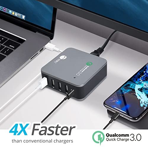 SIIG USB C Charger 5 Port 45W with Quick Charge 3.0 - Image 5